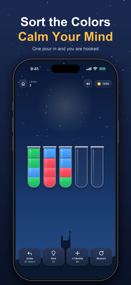 Color Sort Pop gameplay